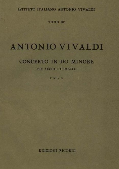 Concerto in do minore. Т. 30