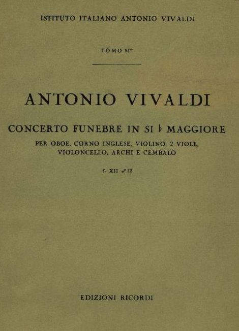 Concerto funebre in si b maggiore. Т. 51