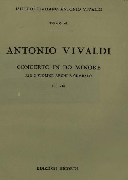 Concerto in do minore. Т. 48