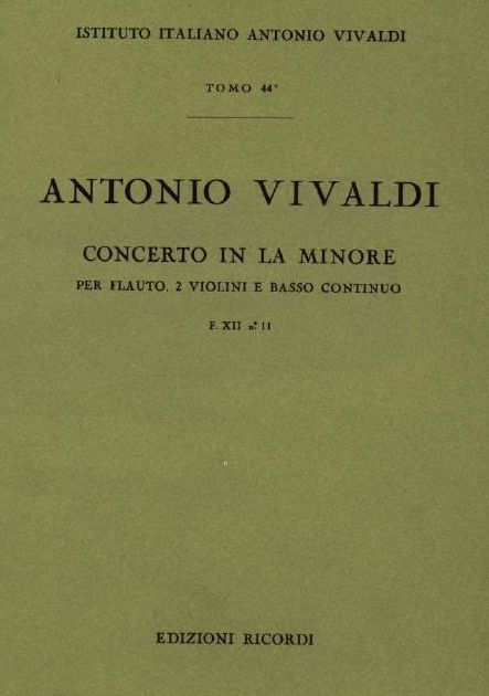 Concerto in la minore. Т. 44