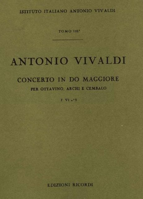 Concerto in do maggiore. T. 110