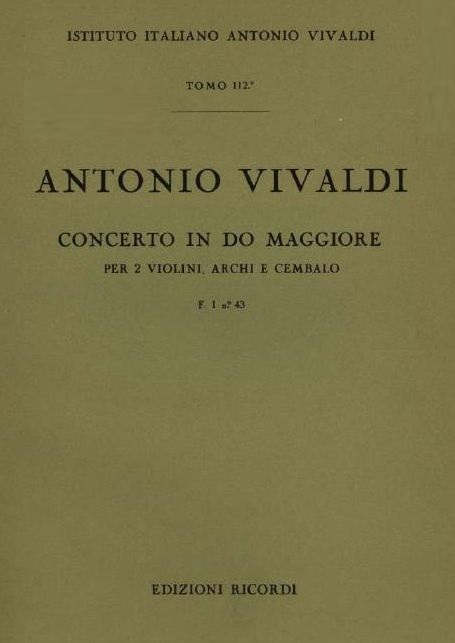 Concerto in do maggiore. T. 112