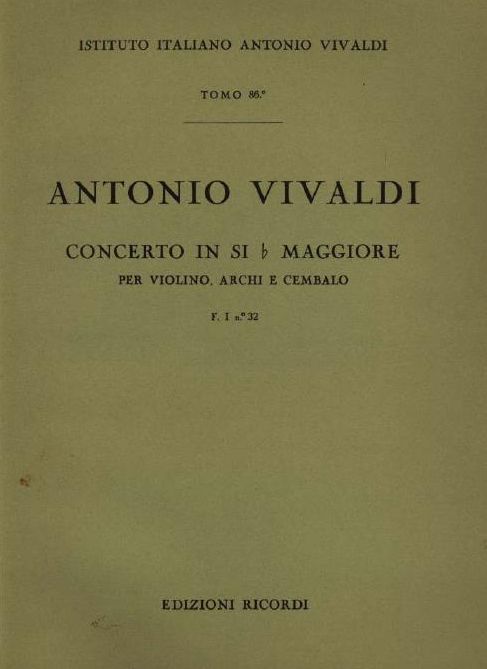 Concerto in si b maggiore. T. 86