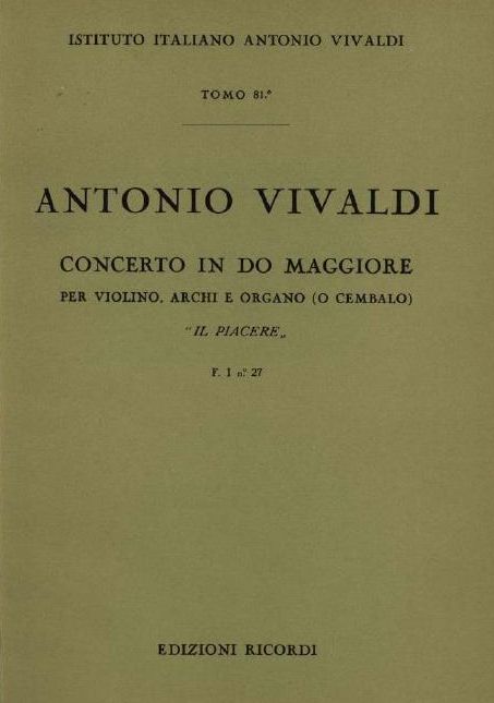 Concerto in do maggiore. T. 81