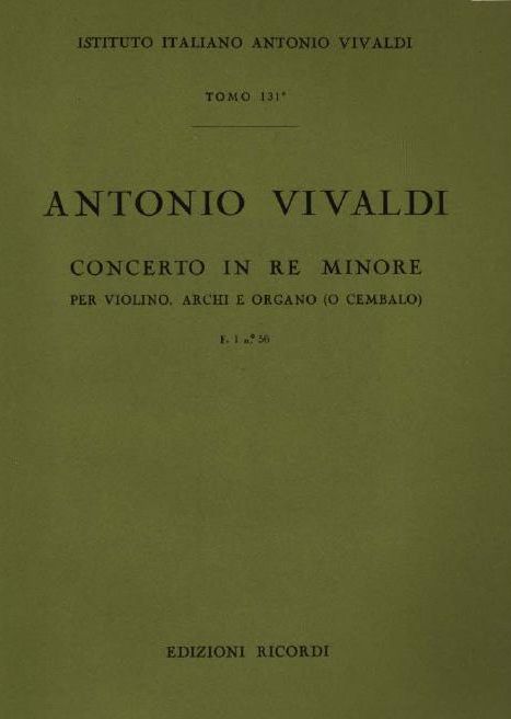 Concerto in re minore. T. 131