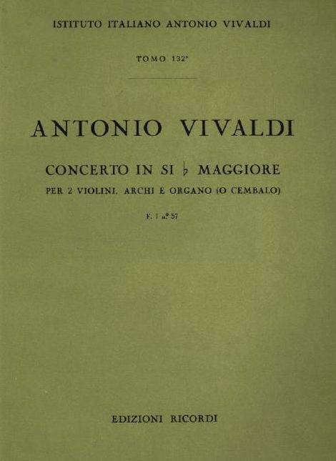 Concerto in si b maggiore. T. 132