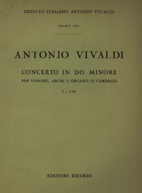 Concerto in do minore. T. 133