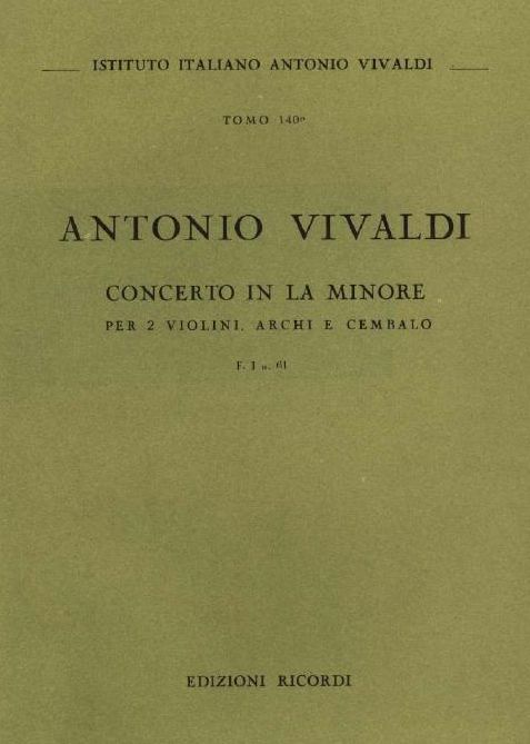 Concerto in la minore. T. 140