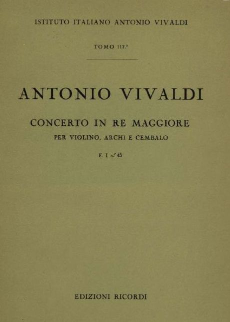 Concerto in re maggiore. T. 117