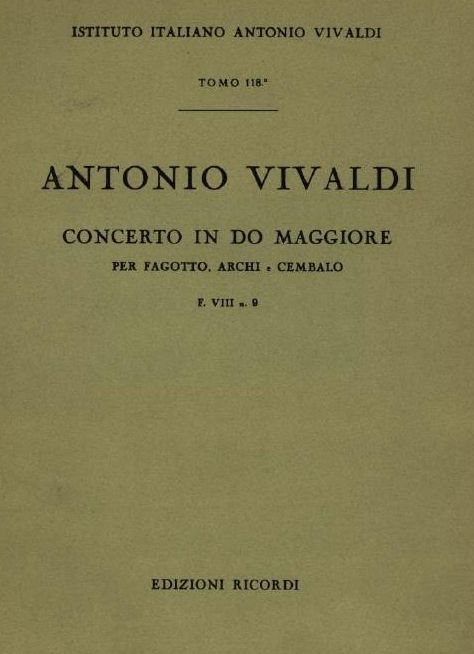 Concerto in do maggiore. T. 118
