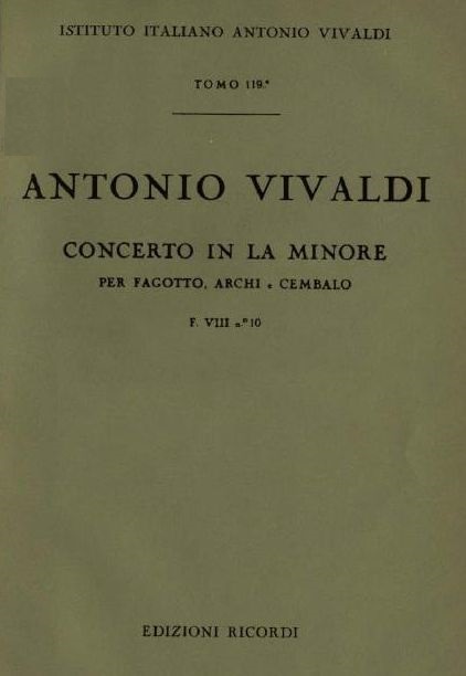 Concerto in la minore. T. 119
