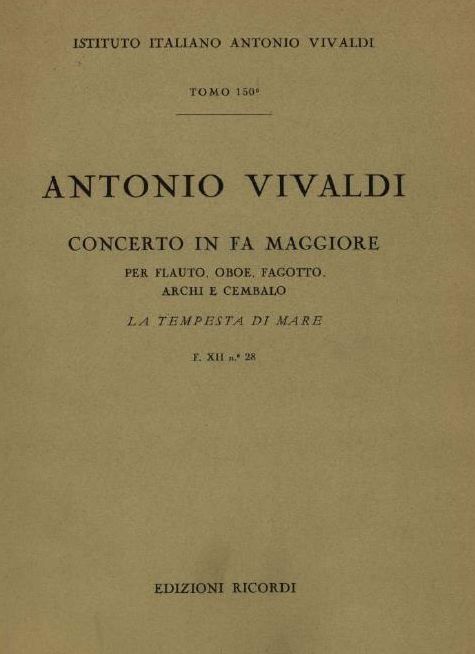 Concerto in fa maggiore. T. 150