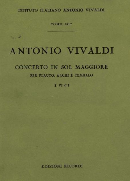 Concerto in sol maggiore. T. 151