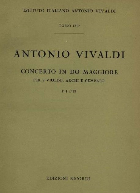 Concerto in do maggiore. T. 181
