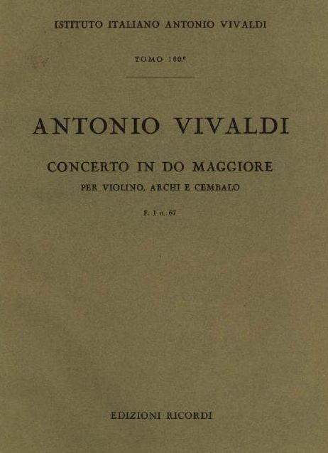 Concerto in do maggiore. T. 160