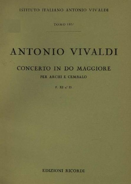 Concerto in do maggiore. T. 185