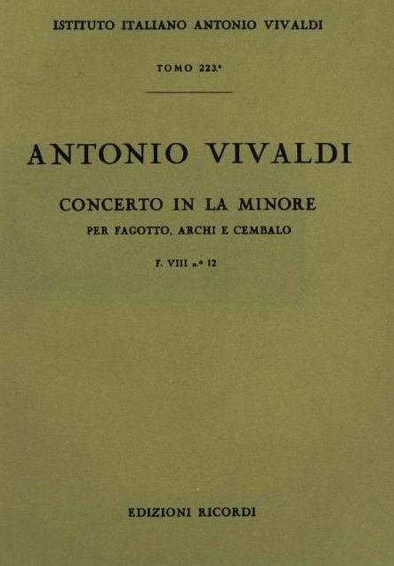 Concerto in la minore. T. 223