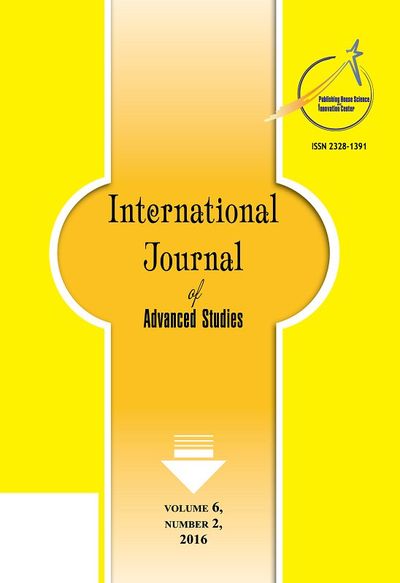 International Journal of Advanced Studies (Международный журнал перспективных исследований)