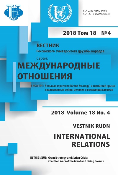 Вестник Российского университета дружбы народов. Серия Международные отношения